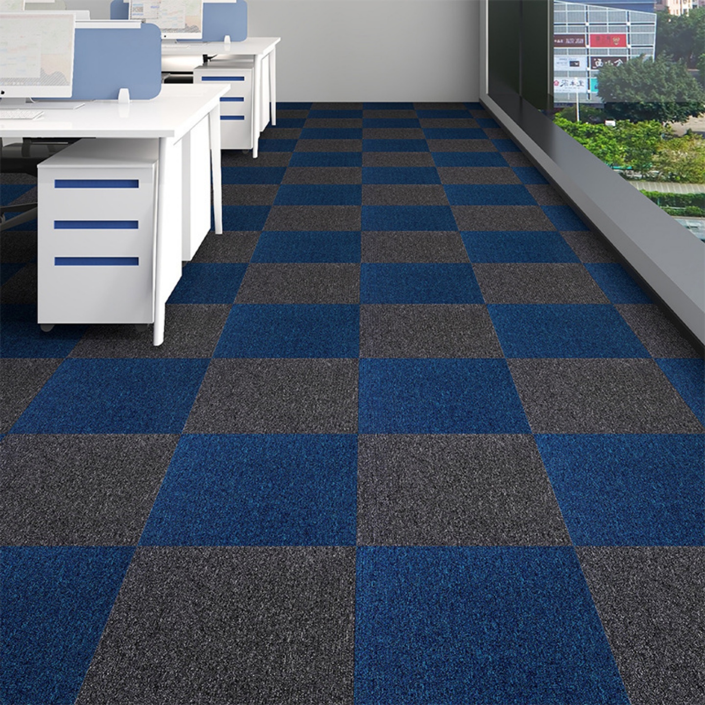 60x60cm高端商用阻燃地毯厚9.5mm