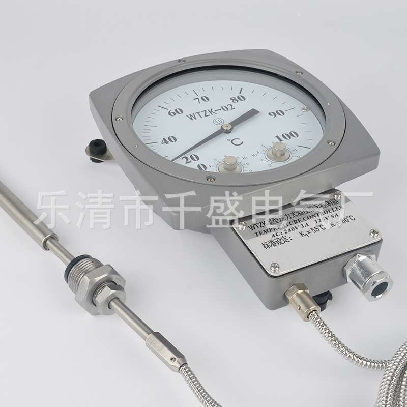 WTZK-02/03油面温度测量仪变压器压力式温度控制器测量仪0-100℃