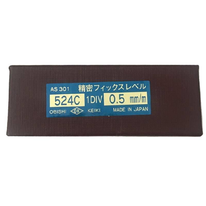 日本大菱精密水平仪OBISHI AS401工具钢材质水平仪干电池供电240
