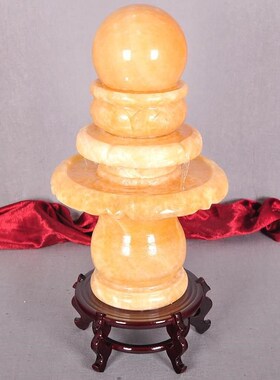 流水摆件透光石球流水喷泉新房装饰办公室客厅假山工艺品公司开业