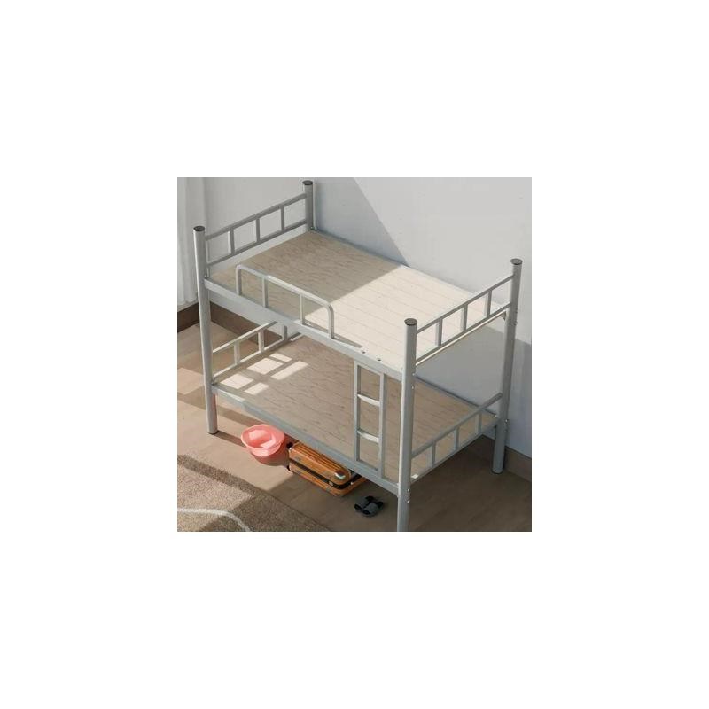 上下铺铁床员工宿舍高低床学生公寓铁艺双层床单人型材铁架床