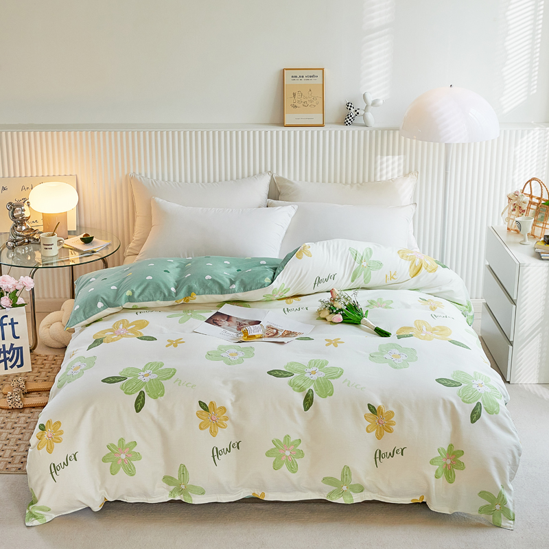 纯棉被套单件全棉双人被罩200x230儿童学生宿舍单人被单套160x210