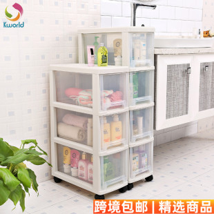 建君多功能夾g縫收納柜置物架衛(wèi)生間浴室置物架多層置物架