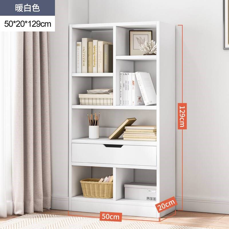 窄书架镂空书柜长50宽20cm高120厘米30柜子180飘窗实木