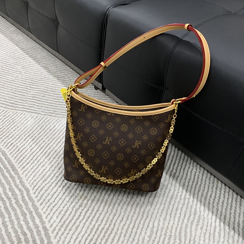 老花水桶包大容量2024新款包包女秋冬新款潮高级感时尚单肩斜挎包