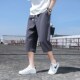 男士 速干透气运动短裤 七分裤 冰丝薄款 夏季 2025新款 男过膝六分裤 子