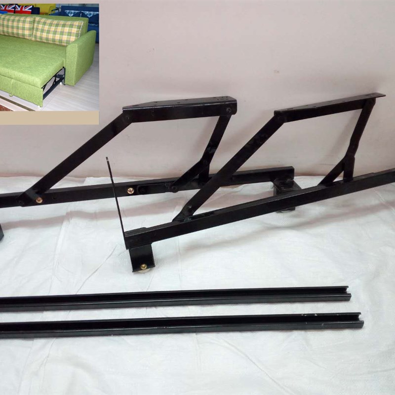 H46多功能五金推拉床铰链收缩沙发配件伸缩床配件可拉伸转角沙发