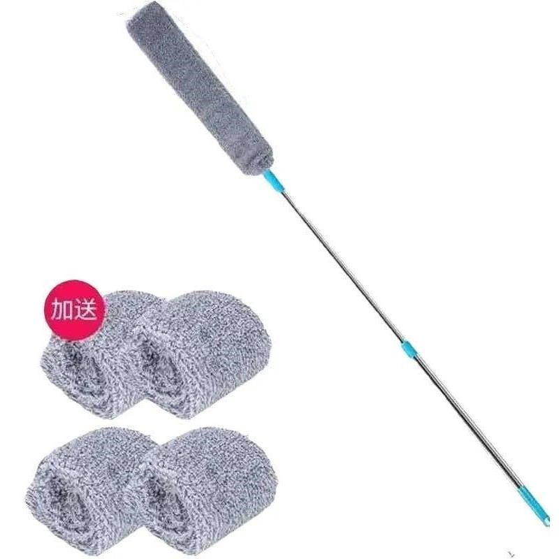 柜子擦冰箱底下打扫卫生工具吊顶可伸缩鸡毛掸子细缝清理灰尘拖地