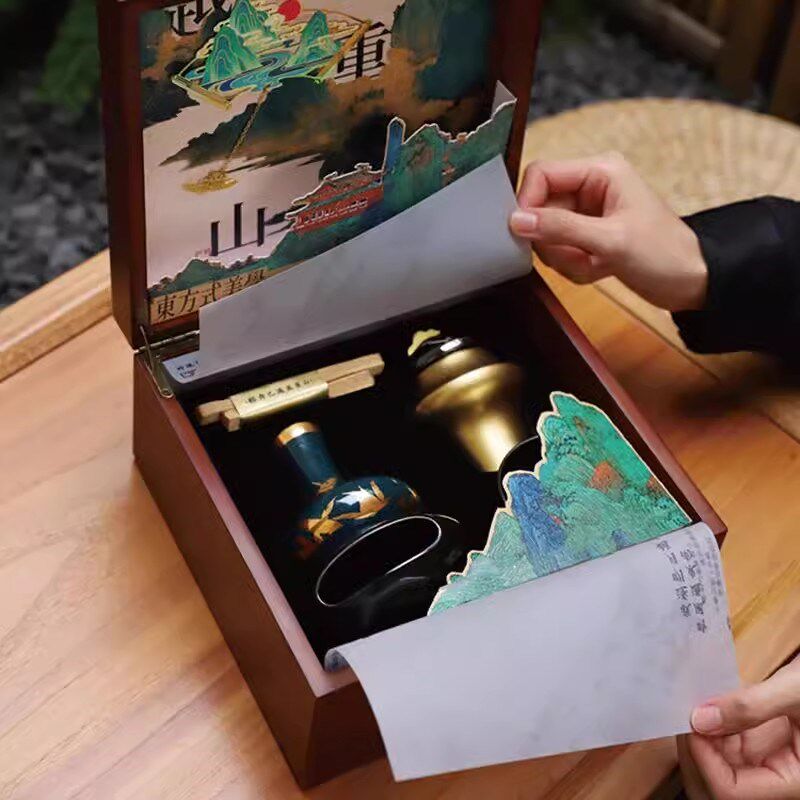 企业送客户解压商务礼品套装办公室桌面摆件签字笔套装文创伴手礼