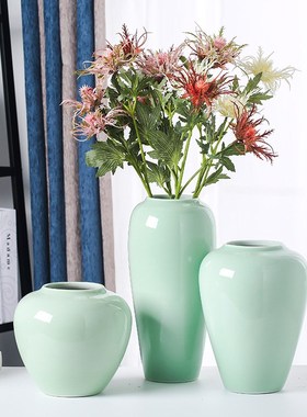 陶瓷花瓶后现代简约台面家居工艺装饰软装摆件轻奢客厅样板房插花