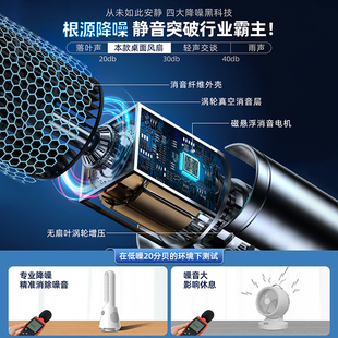 小杨哥推荐 无叶空调扇家用冷风机制冷t小空调桌面Z小风扇静音