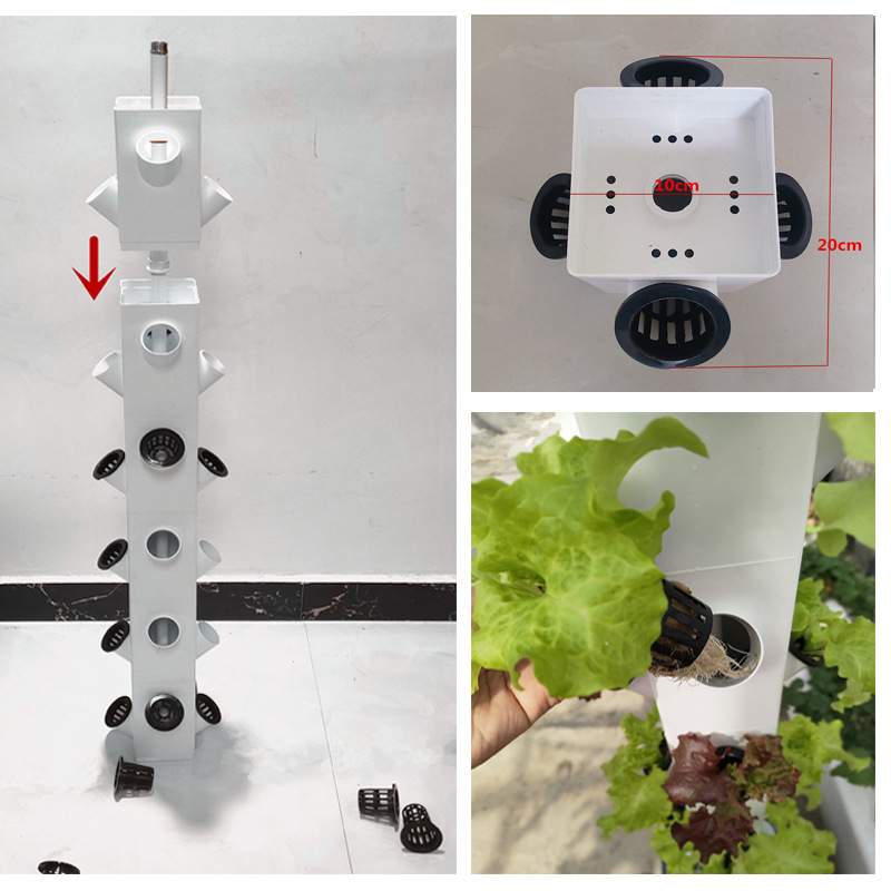 无土栽培设备阳台种菜水雾立柱家庭菜園有机蔬菜瓜果种植带灯单柱