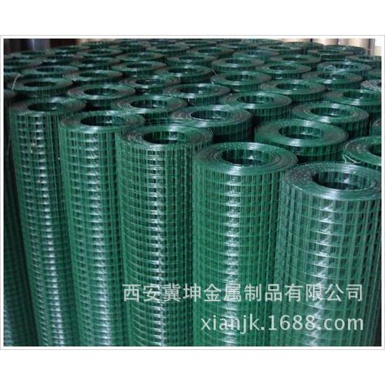 铁丝网包塑电焊网西安冀坤包塑电焊网铁丝网