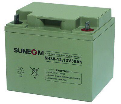 新能SUNEOM蓄电池SH38-12UPS电池12V38AH铅酸免维护蓄电池