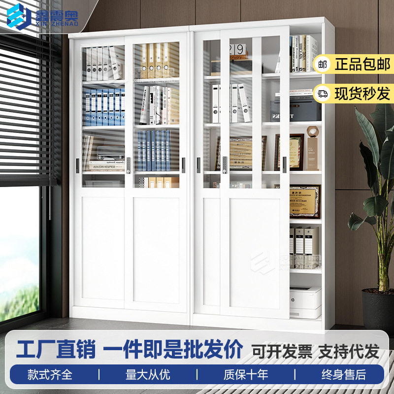 钢制文件柜办公室资料凭证收纳柜书房柜防火柜密码锁办公收纳柜