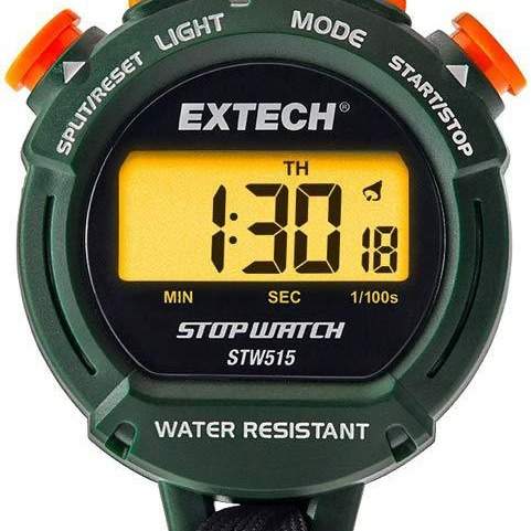 Extech STW515 秒表/时钟带背光显示屏