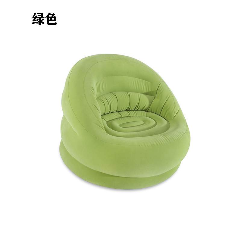 INTEX68577绿色桔色休闲沙发充气沙发 室内靠背充气沙发