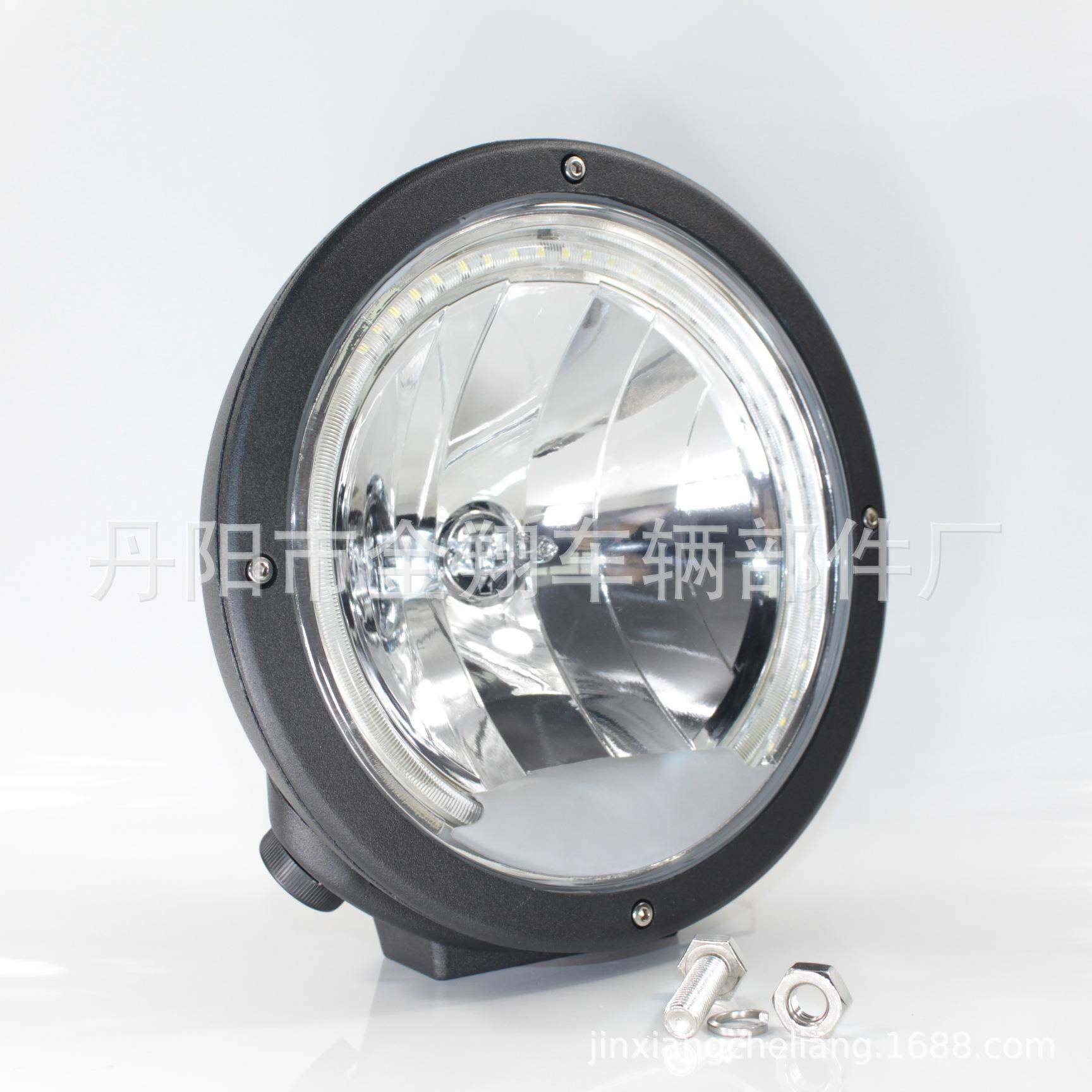 直销直径222mm金属铝圆形轮船探照灯H1LED