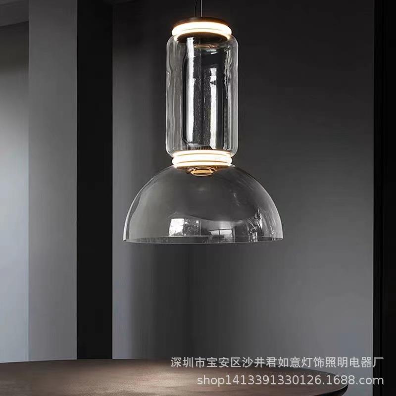 意大利flos吊灯别墅客厅餐厅复式楼梯间LED玻璃设计师组合吊灯