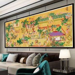 汉宫春晓图十字绣2023新款线绣客厅经典收藏名画大幅高端手工刺绣