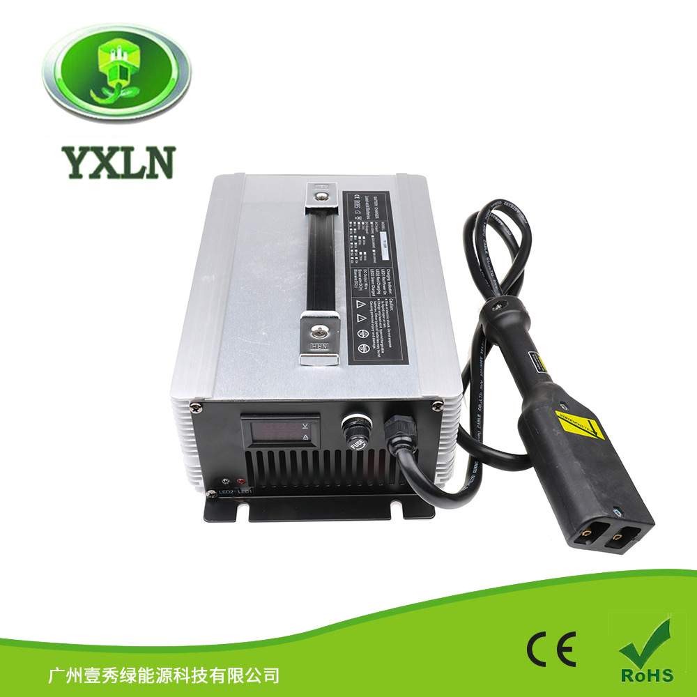 全铝外壳48V20A铅酸电池54.6V13串锂电58.4V16S磷酸铁锂充电器