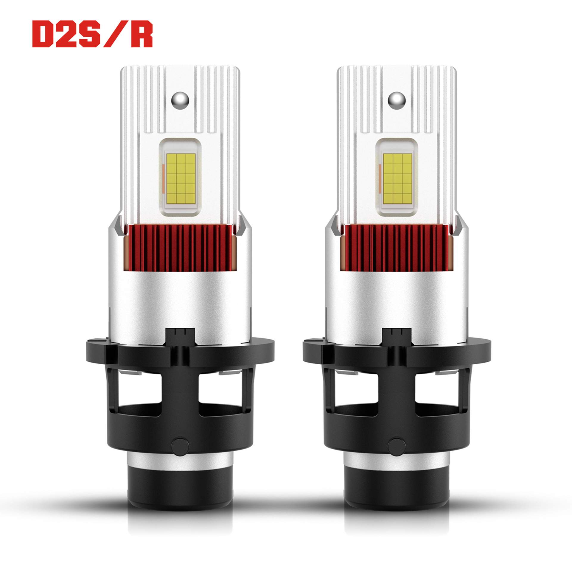 M60热销55WLED大灯D2RD4R直插一体式1:1原车led车灯改装汽车大灯