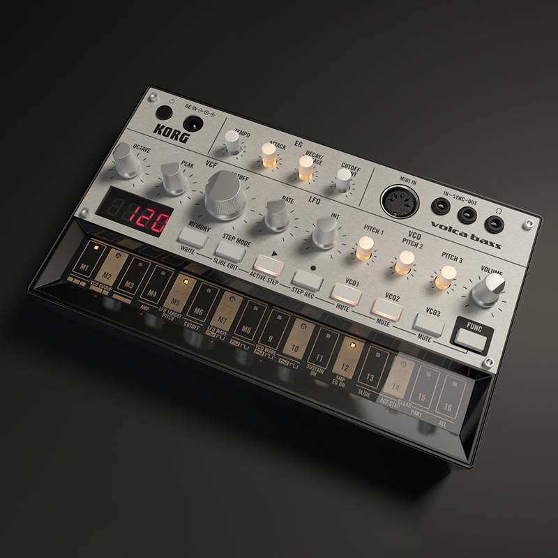 KORG VOLCA BEATS BASS KEYS SAMPLE FM KICK 便携触摸模拟合成器