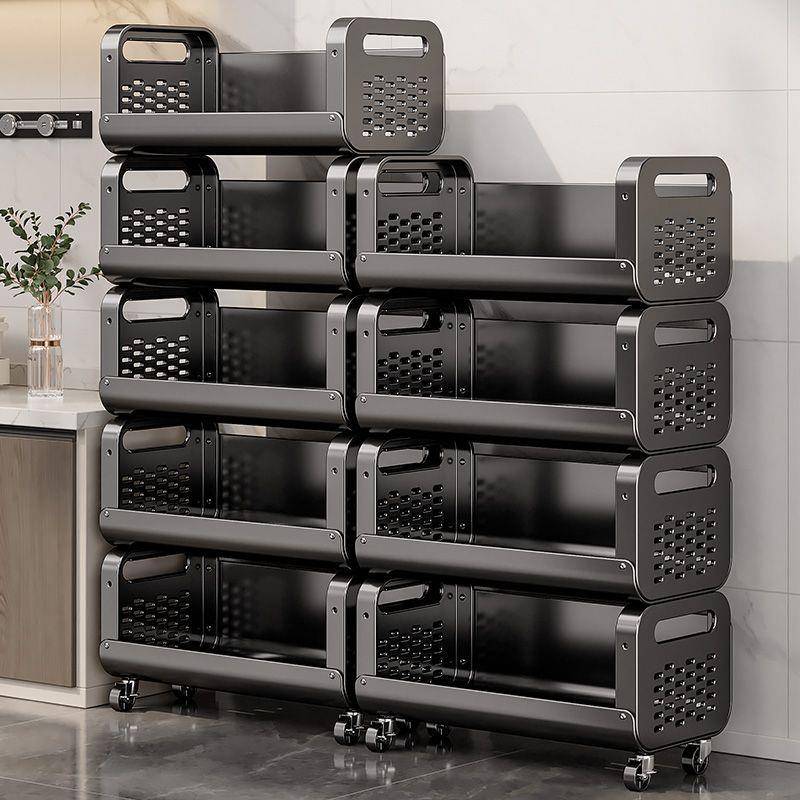 多功能小推车水果置物架落地多层耐用放厨房收纳菜篮子台面蔬菜筐