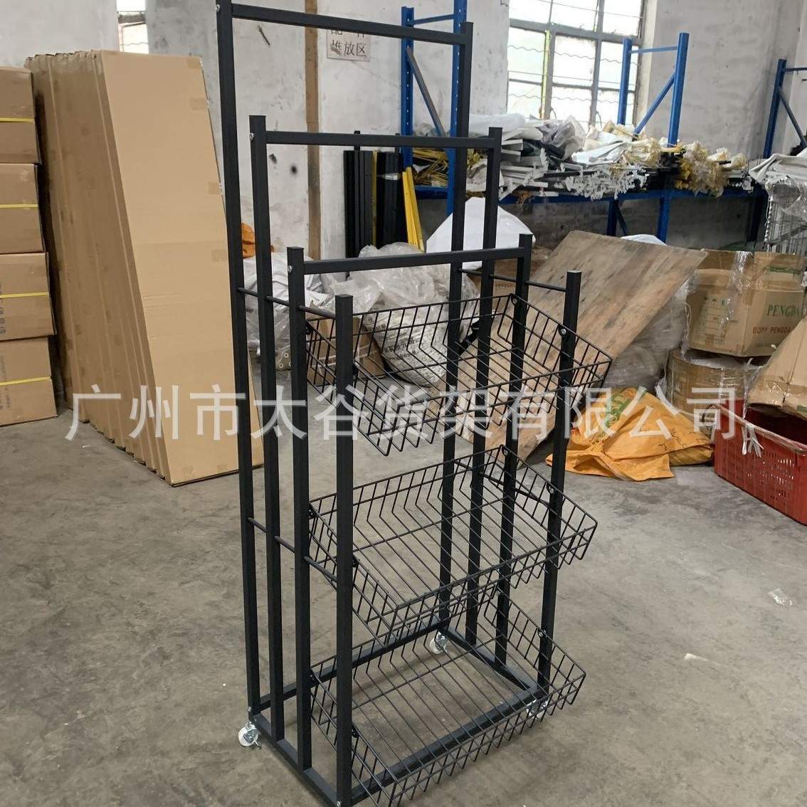 便利店展架时尚优品大号雨伞架货架带轮子，儿童玩具展示架收纳