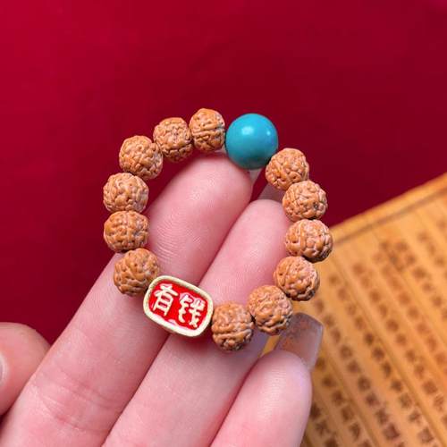 金刚菩提子小手捻文玩珠子男女绕指柔指尖手捻小手串菩提佛珠戒指