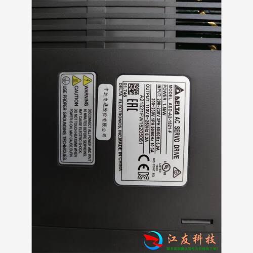 台达伺服驱动器总线1.5KWASD-A2-1521-F