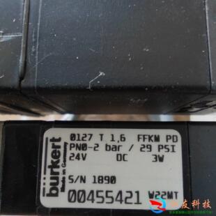 宝德burkert电磁阀00455421组到设备上