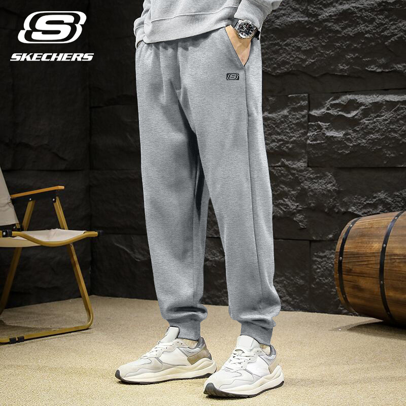 斯凯奇运动长裤男裤束脚休闲卫裤