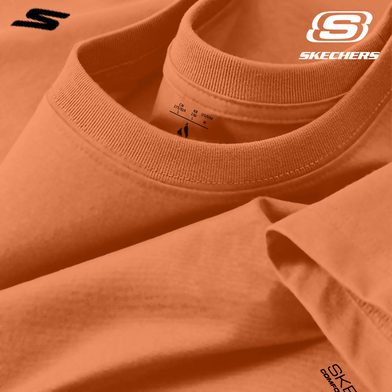 斯凯奇速干衣男士短袖t恤2026新款品牌正品透气羽毛球服健身上衣