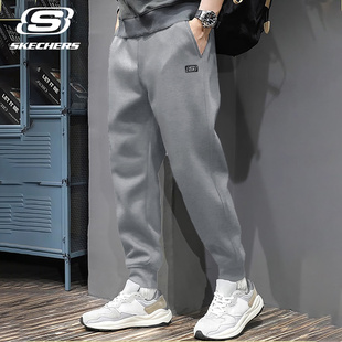 男秋季 青少年宽松休闲裤 新款 卫裤 子男生 灰色长裤 斯凯奇束脚运动裤
