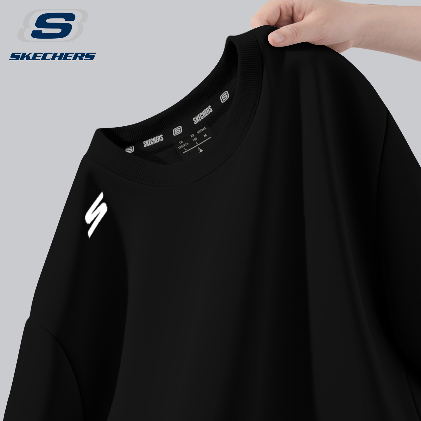 斯凯奇卫衣男女春秋季情侣打底衫