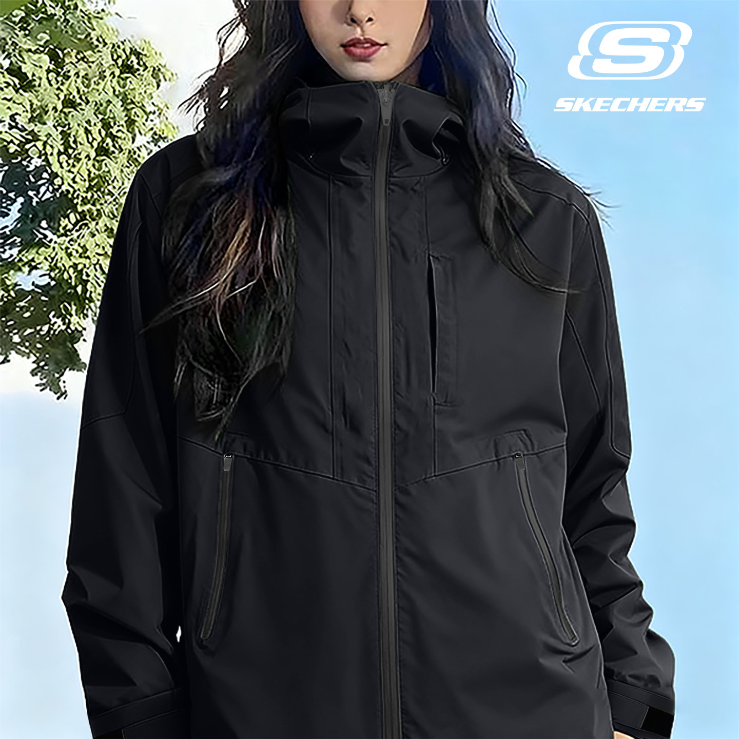斯凯奇女装外套春秋季运动休闲服