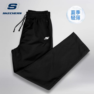 斯凯奇速干长裤男款2025夏季新款冰丝速干休闲裤薄款透气运动裤子