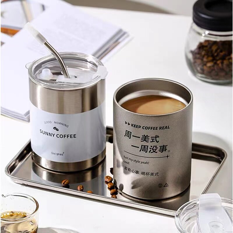美式咖啡保温杯便携式随手杯
