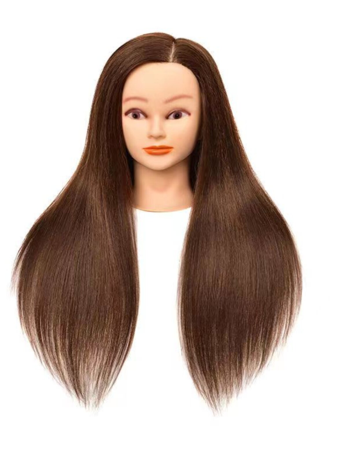 美发头模全真发理发学徒剪发练习假人头模型可烫染编发公仔头模特