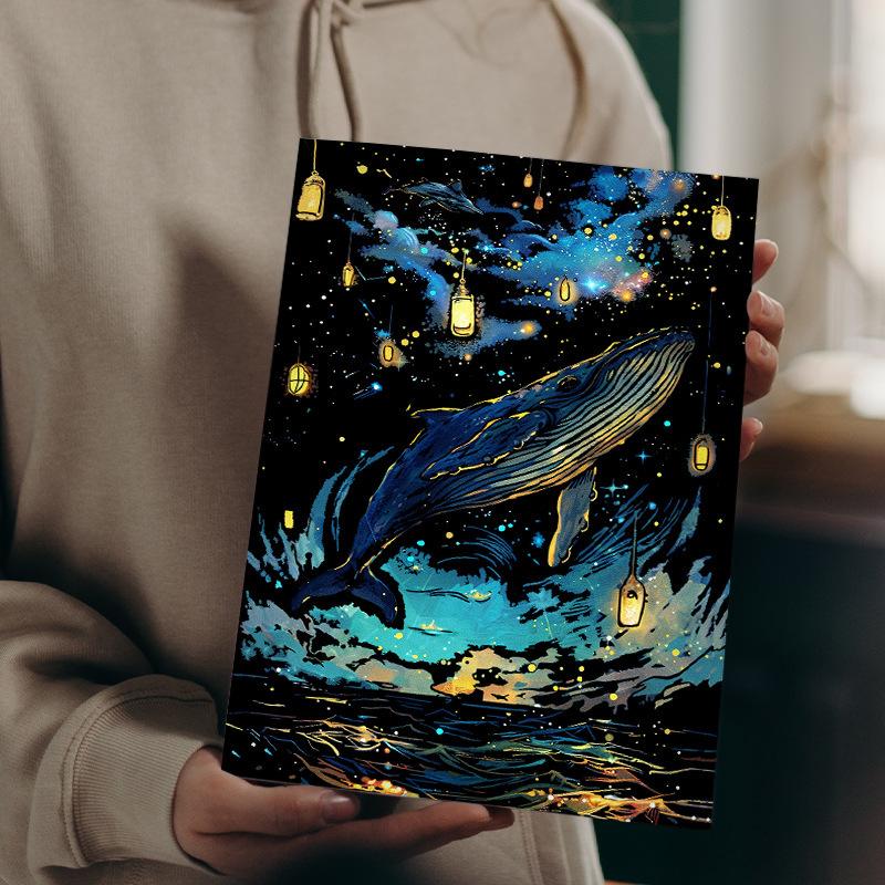 夜光刮刮画成人减压刮画