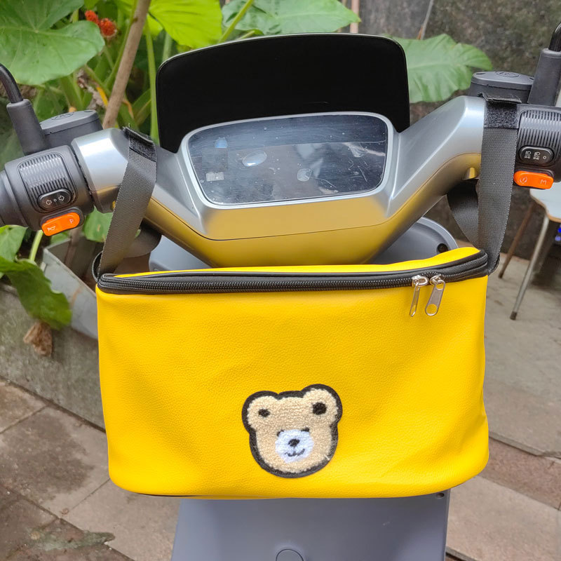 婴儿推车挂包手机挂袋通用电动自行车挂包大容量收纳袋置物篮挂包