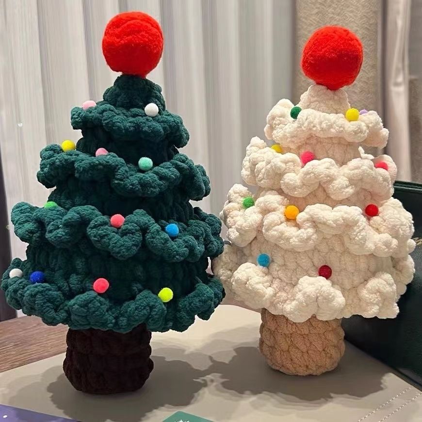 毛线圣诞树钩织针DIY材料包
