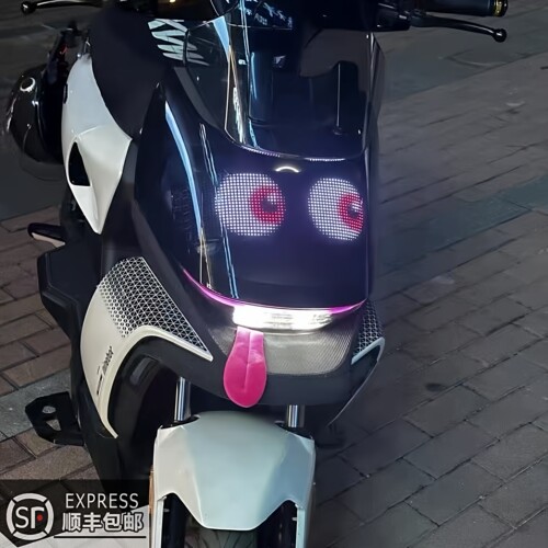 贴在我的摩托车上——恶魔之眼