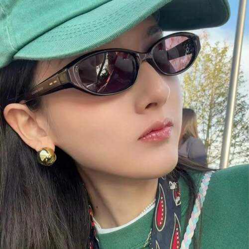 女款GM防紫外线显脸小猫眼太阳镜