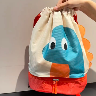 儿童游泳包收纳包女孩干湿分离男童便携沙滩防水收纳袋双肩背包