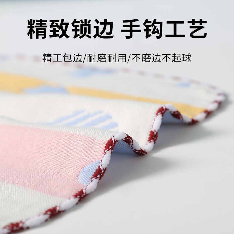 幼儿园毛巾手帕儿童专用绣名字纯棉洗H脸小方巾宝宝纱布手绢带挂