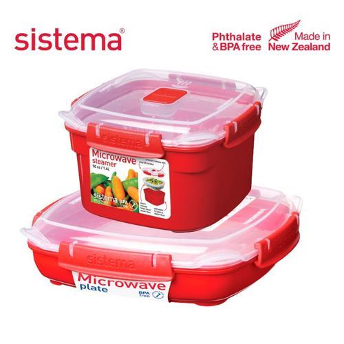 sistema饭盒可微波s炉加热专用碗器皿保鲜耐热带盖塑料家用蒸盒盘