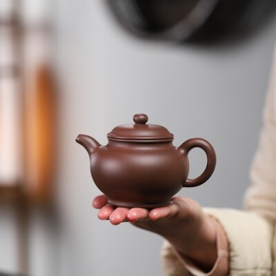 宜兴半手工原矿正品球孔出水掇只