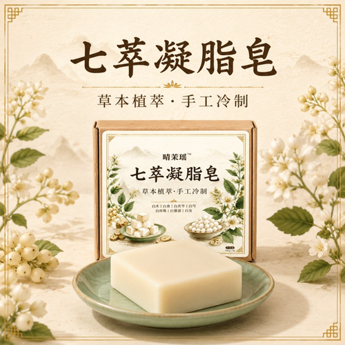 晴茉瑶古法手工冷制皂洁面沐浴